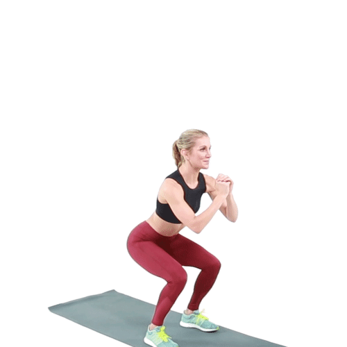 Jump Squat Exercise Gif