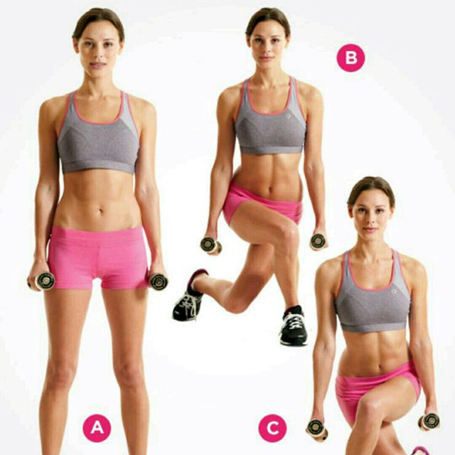 Alternating Dumbbell Curtsy Lunge - Exercise How-to - Workout Trainer by  Skimble