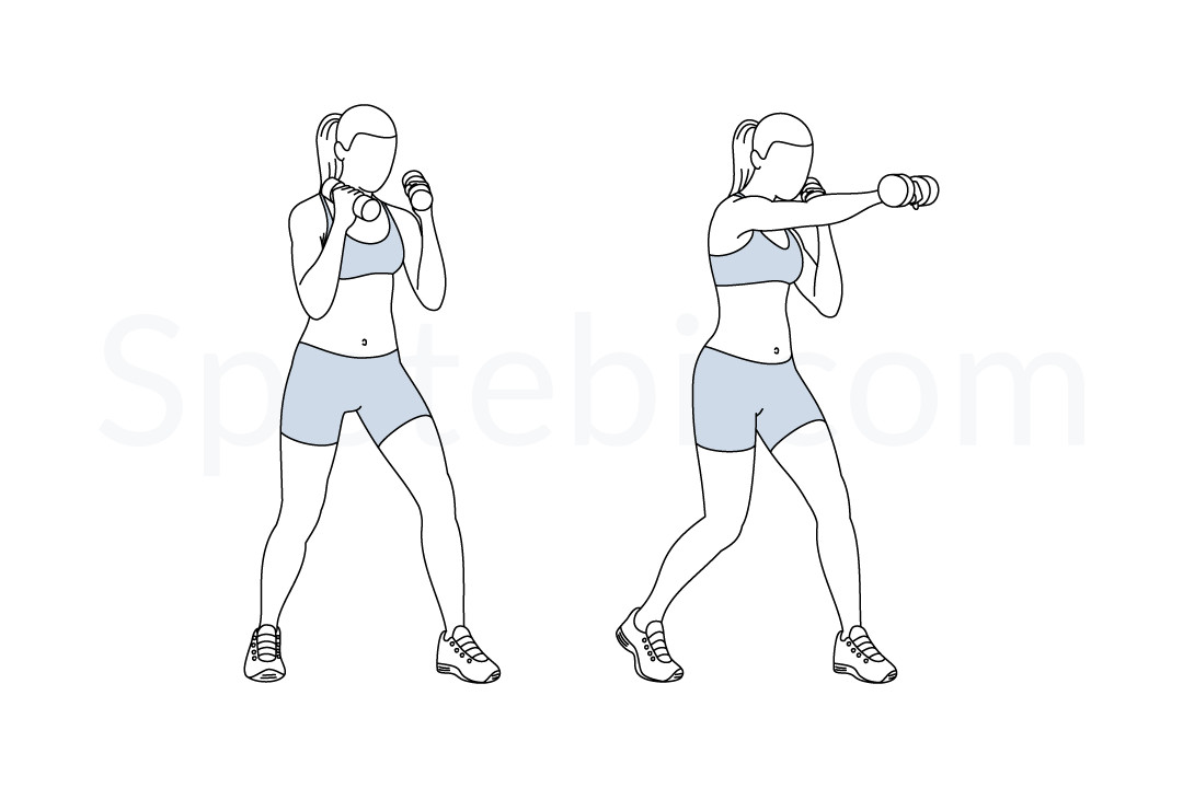 Dumbbell Punches | Illustrated Exercise Guide